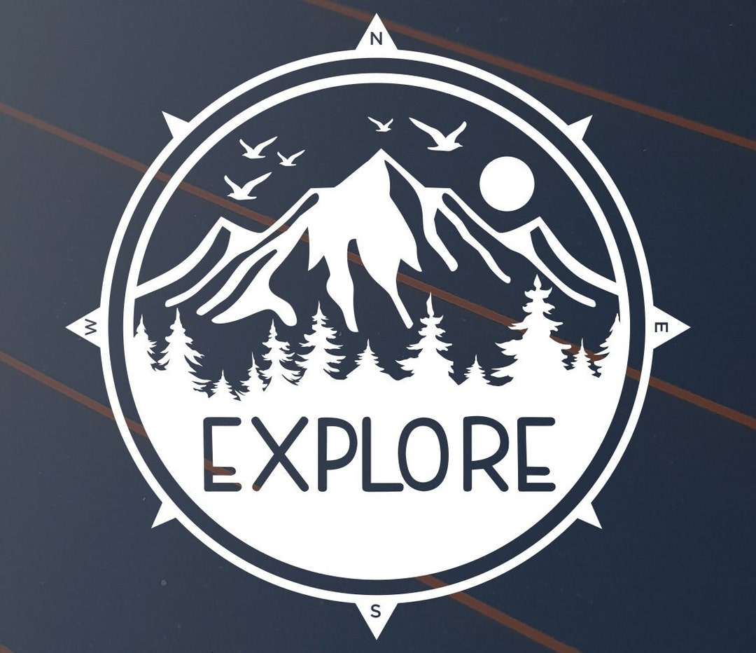 Explore Sticker Car Decal Vinyl Australia Caravan Compass Adventure 4x4 ...
