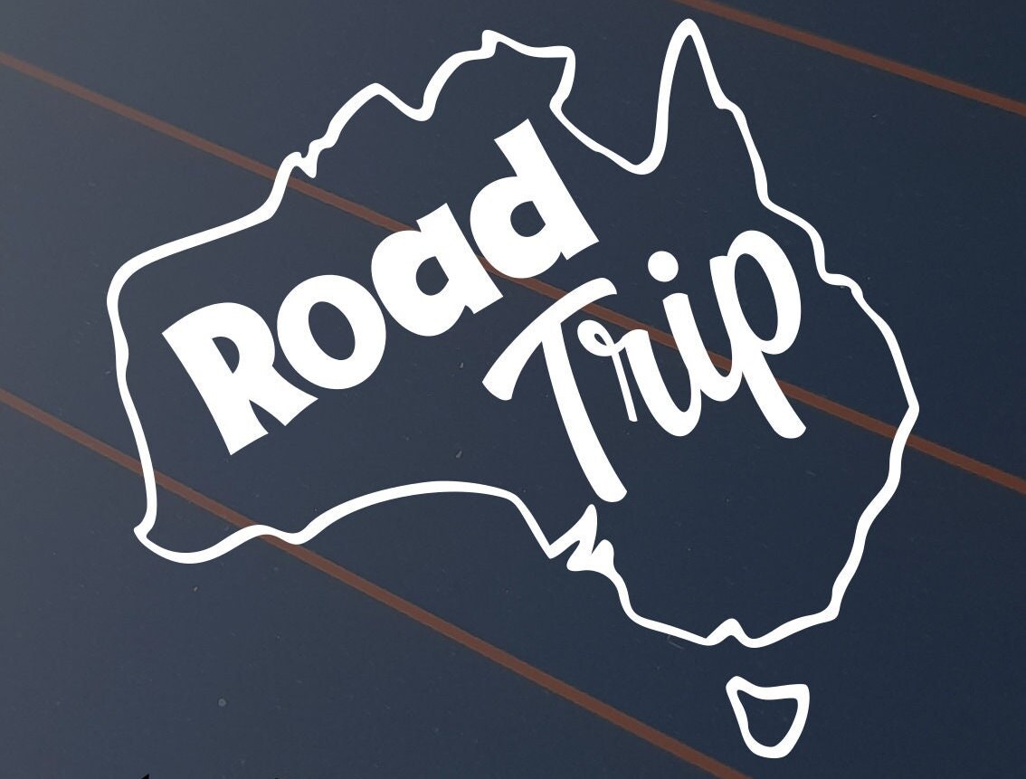 Road Trip Vinyl Decal Sticker Car Caravan 4WD 4x4 Travel Touring ...