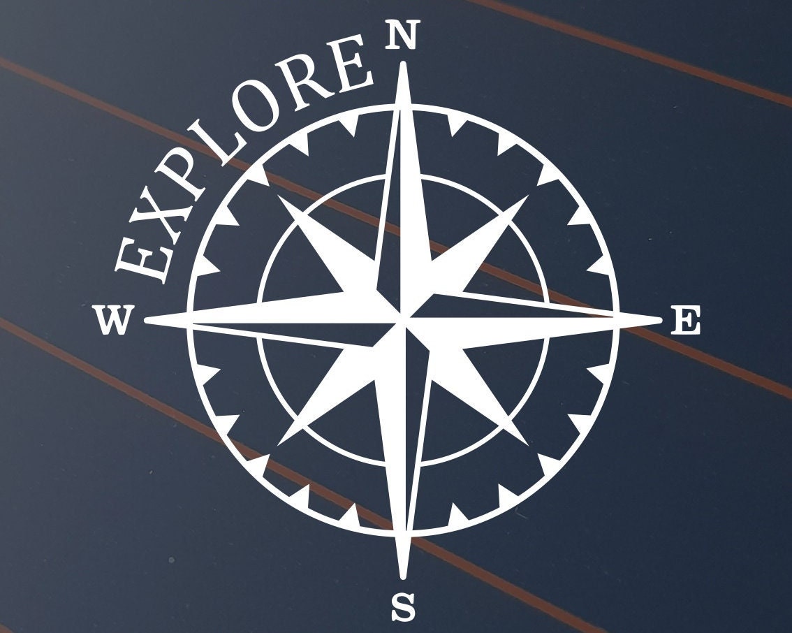 Explore Sticker Car Decal Vinyl Australia Caravan Compass Adventure 4x4 ...