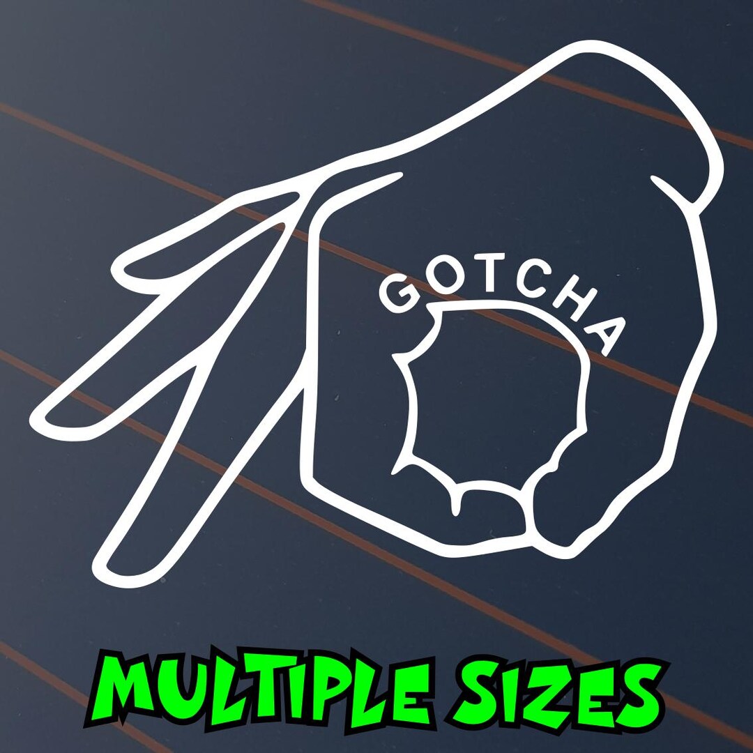 Gotcha Sticker Decal Vinyl Car Window 4x4 Circle Game 4WD BNS JDM Ute ...
