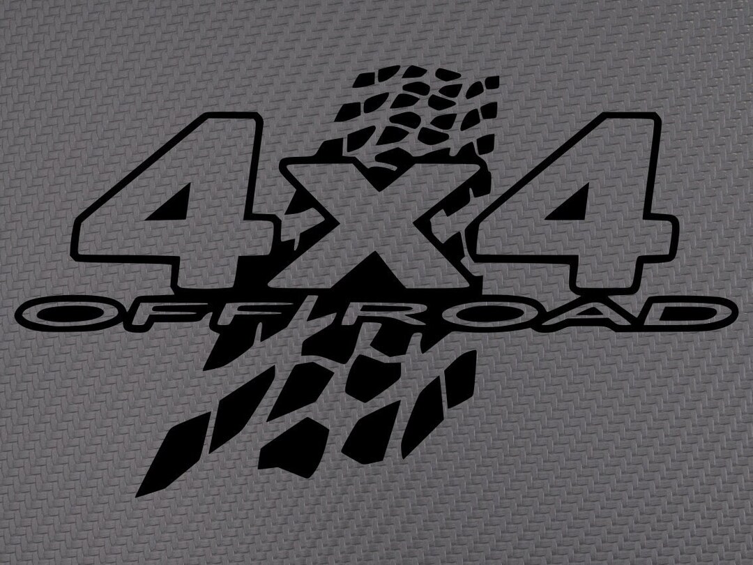 4x4 Offroad Vinyl Decal Sticker Car Window off Road 4WD Ute Truck ...