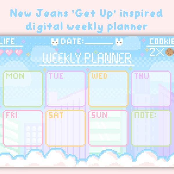 Kpop Planner Template - Etsy