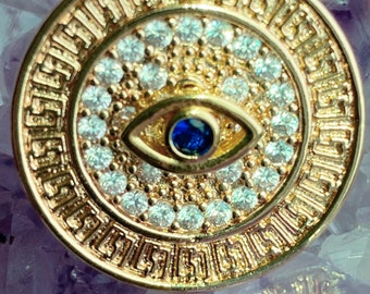 Spirit Eye Medaillon Halskette