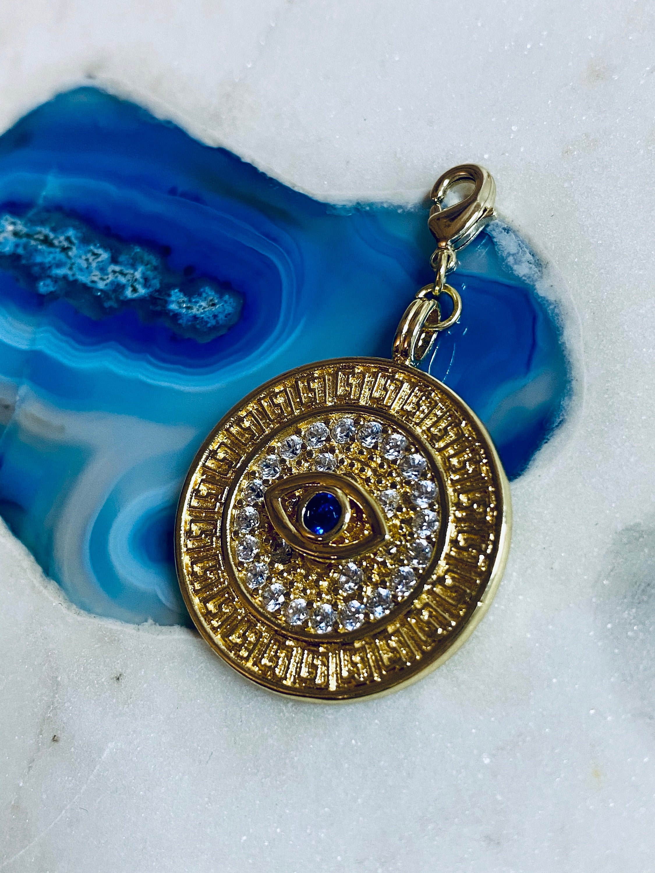 Spirit Eye Medallion Charm Etsy