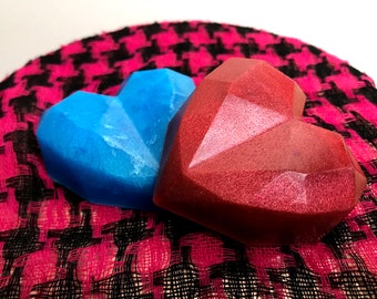 ハンドメイド フル リストア レベルアップ ラブ ハート ソープ バー 2 個セット 100g