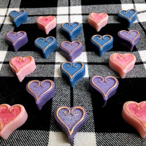 Handmade Destiny Trio Dearly Beloved Hearts Collection 100% soy wax melts (set of 6)
