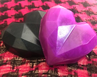 ハンドメイド ダークマジック レベルアップ ラブハート ソープバー 2個セット 100g