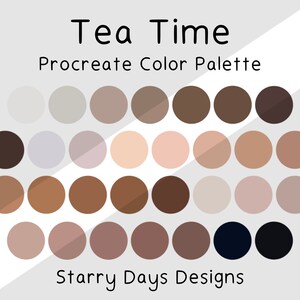 Procreate Color Palette | Color Palette | Procreate Color Swatches | Color Swatches | Procreate Tools | Color Palettes | 30 Colors Swatches