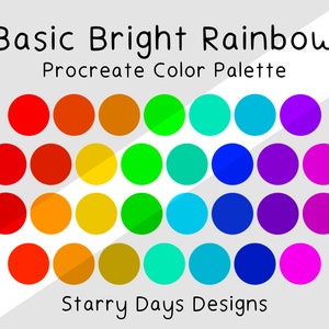 Procreate Color Palette | Color Palette | Procreate Color Swatches | Color Swatches | Procreate Tools | Color Palettes | 30 Colors Swatches