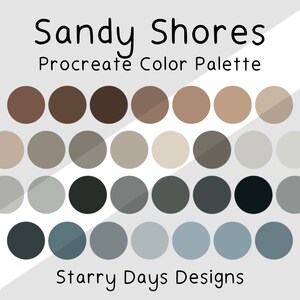 Procreate Color Palette | Color Palette | Procreate Color Swatches | Color Swatches | Procreate Tools | Color Palettes | 30 Colors Swatches