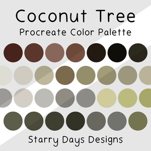 Procreate Color Palette | Color Palette | Procreate Color Swatches | Color Swatches | Procreate Tools | Color Palettes | 30 Colors Swatches