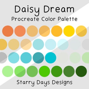 Procreate Color Palette | Color Palette | Procreate Color Swatches | Color Swatches | Procreate Tools | Color Palettes | 30 Colors Swatches