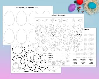 Easter Coloring Pages | Activity Pages for Kids | Digital Printables | Easter Gifts & Games | Easter Coloring Pages for Kids