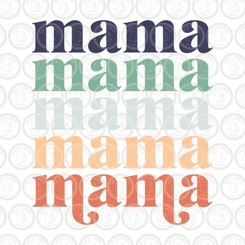 Mama SVG Dxf Jpg Png Eps Mama Cut File Cricut Silhouette | Etsy