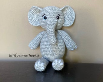 PATTERN* Elephant Safari Buddies crochet pattern