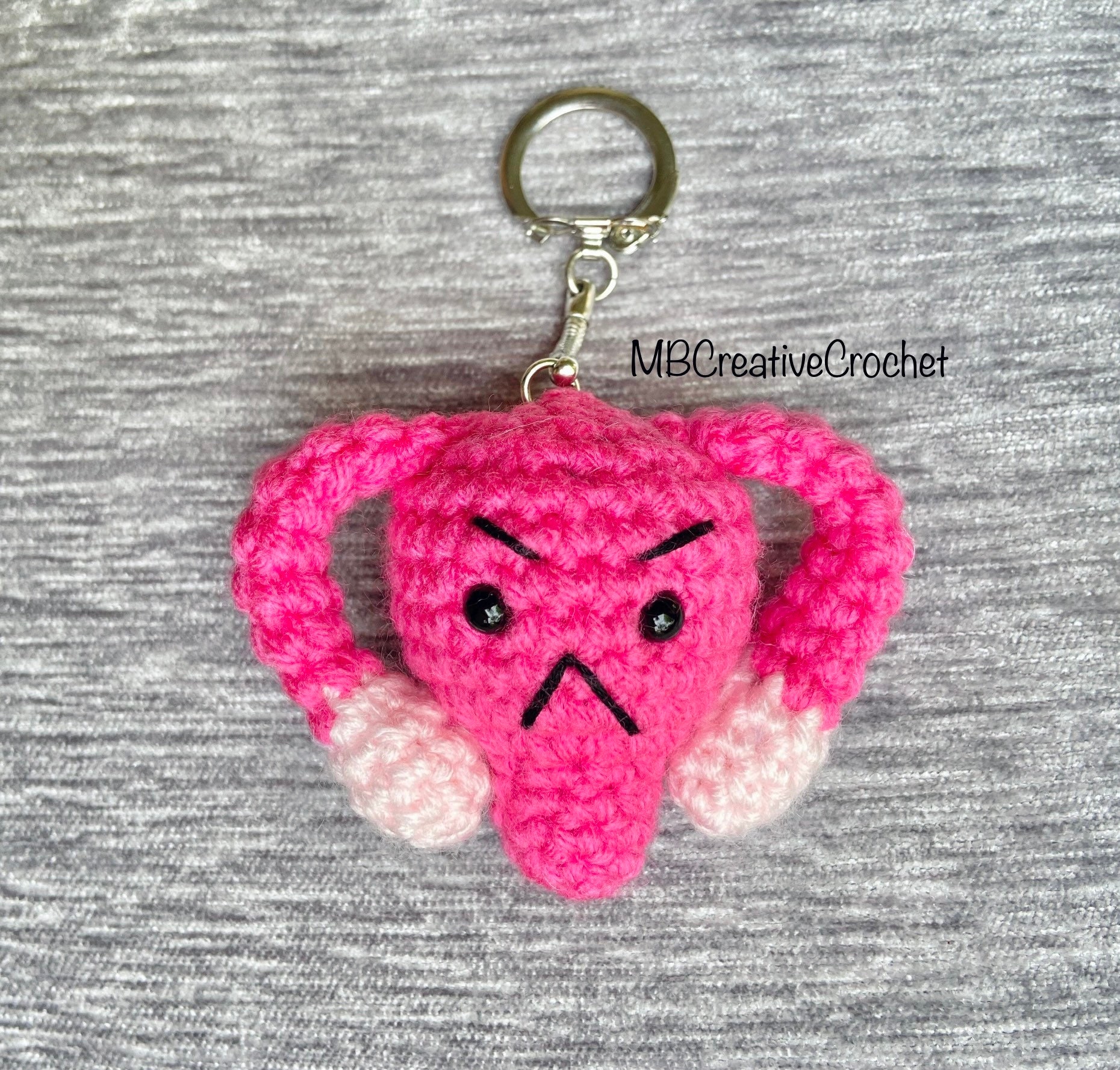 PATTERN Mini Uterus Crochet Pattern Keychain Plushie Etsy UK