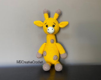 PATTERN* Giraffe of the Safari Buddies crochet pattern