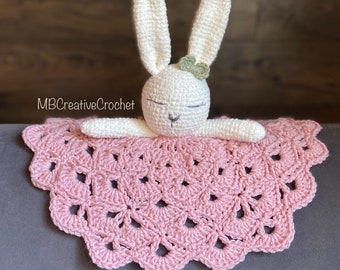 Bunny Lovey Security Blanket- FINISHED PRODUCT- comforter