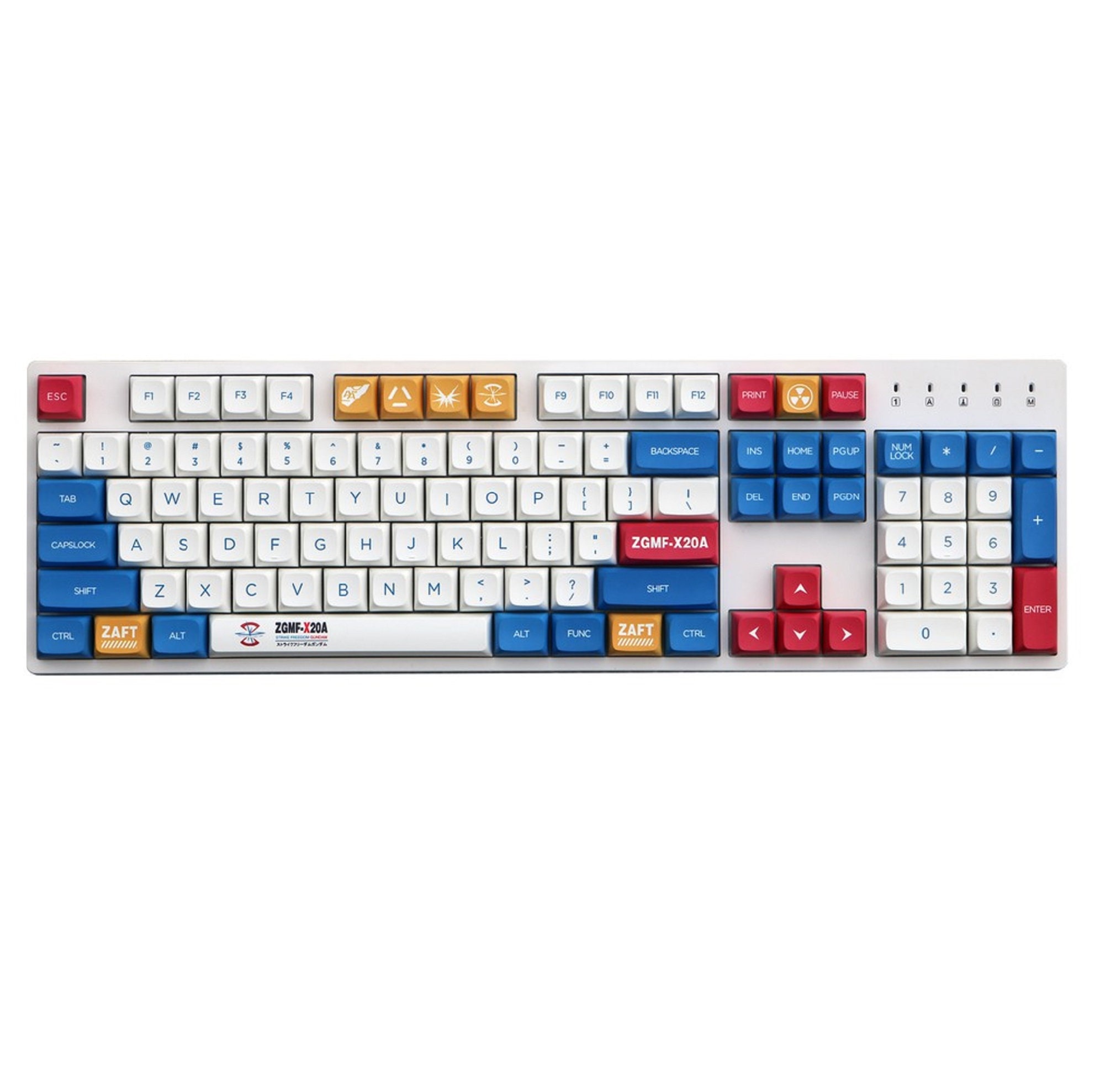 Gundam keycap set for mechanical keyboard 138 keycaps for Etsy