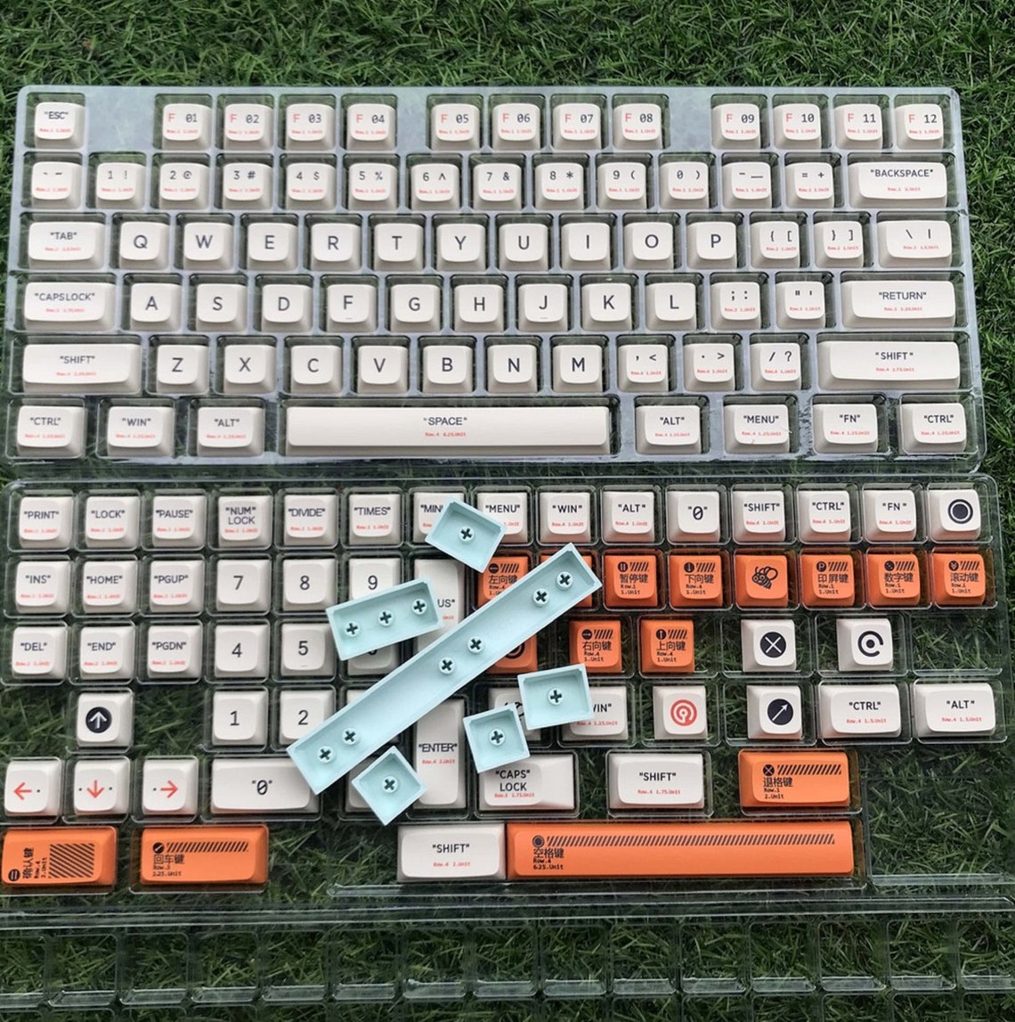 This is PLASTIC keycap set full 143 keycaps XDA Profile Etsy
