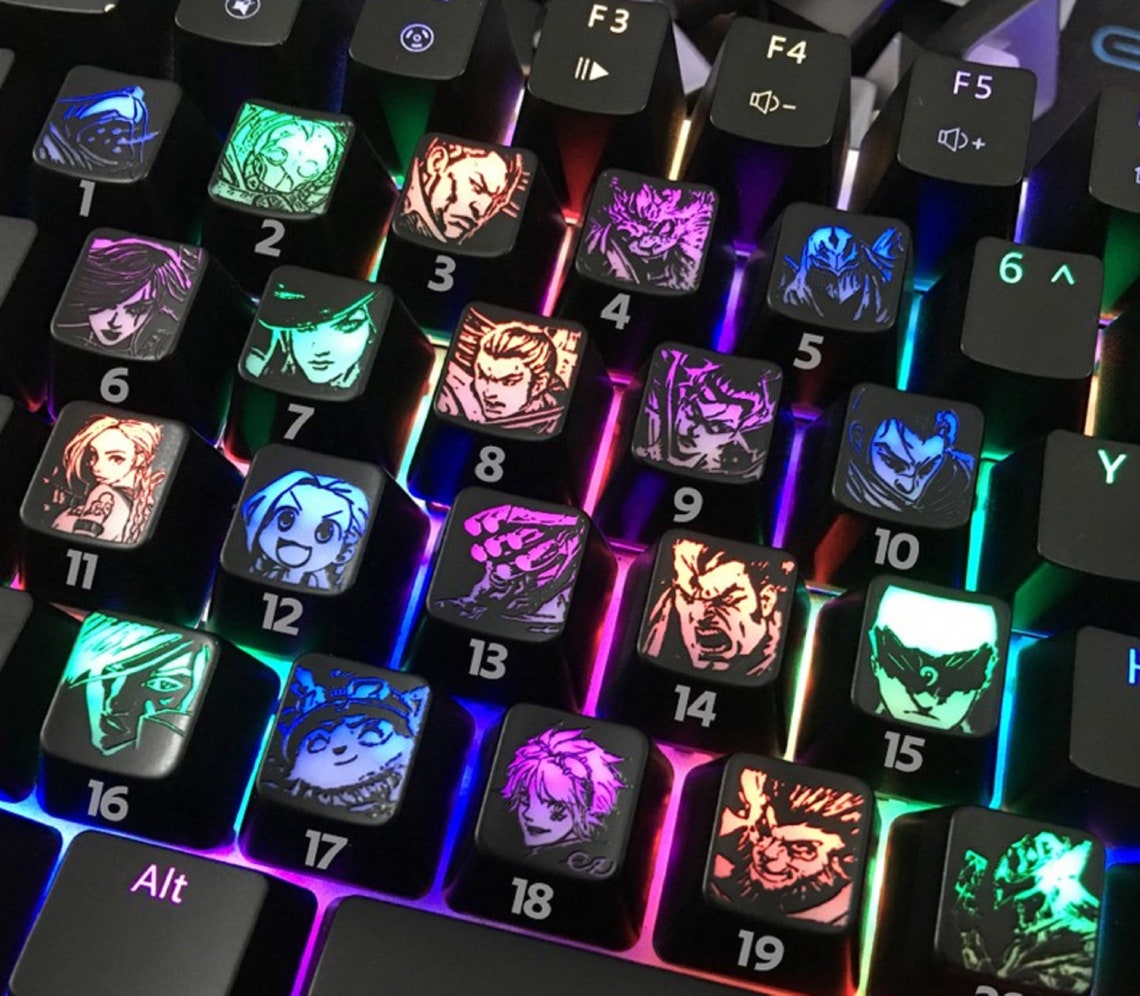 League of Legends hero keycaps LOL capability Etsy