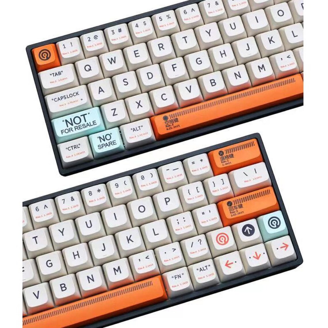 This is PLASTIC keycap set full 143 keycaps XDA Profile Etsy