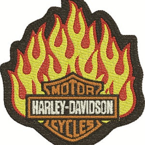 1 RARE HARLEY DAVIDSON SHIELD MOTORCYCLE HD PATCH CREST ECUSSON