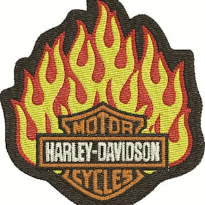 Hot Rod Harley-Davidson patch – Hot Rod H-D