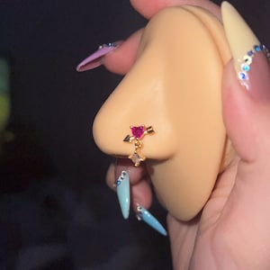 Piercing para la nariz colgante