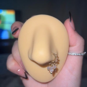 Crystal Nose Ring PLUS FREE Diamond Plug