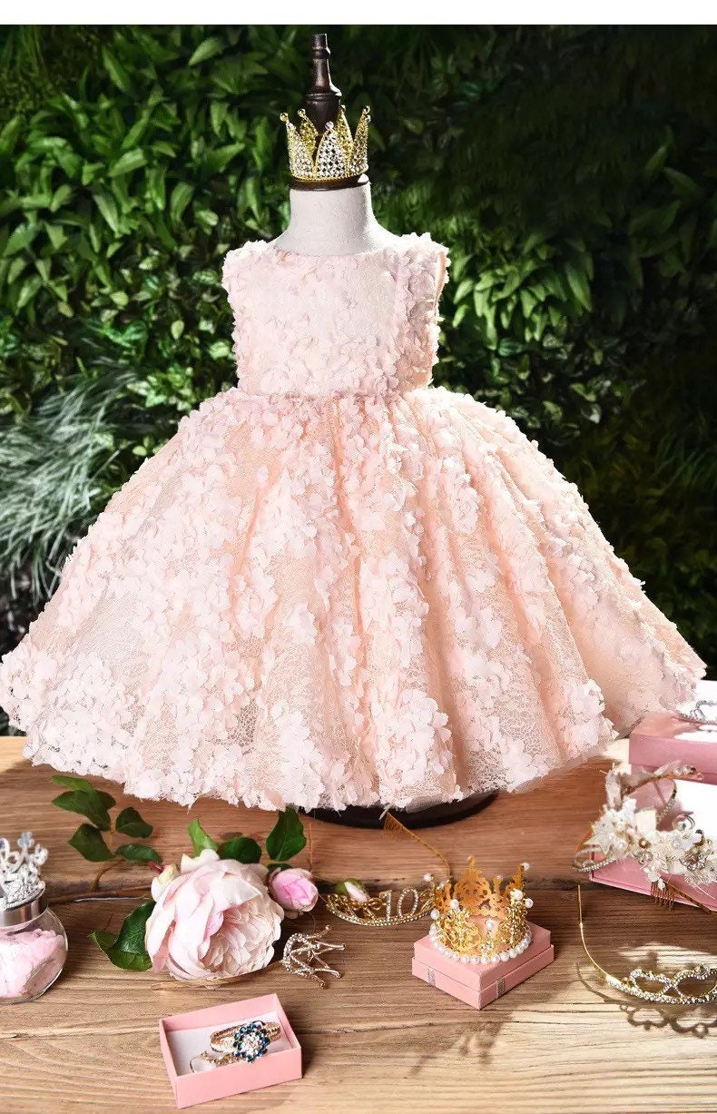 Pink Birthday Dress Pink Tutu Dress First Birthday Dress Etsy