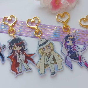 Nijisanji Luxiem Keychain - Ike Shu Vox Mysta Luca PRE-ORDER