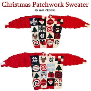 Christmas Patchwork Sweater Pattern
