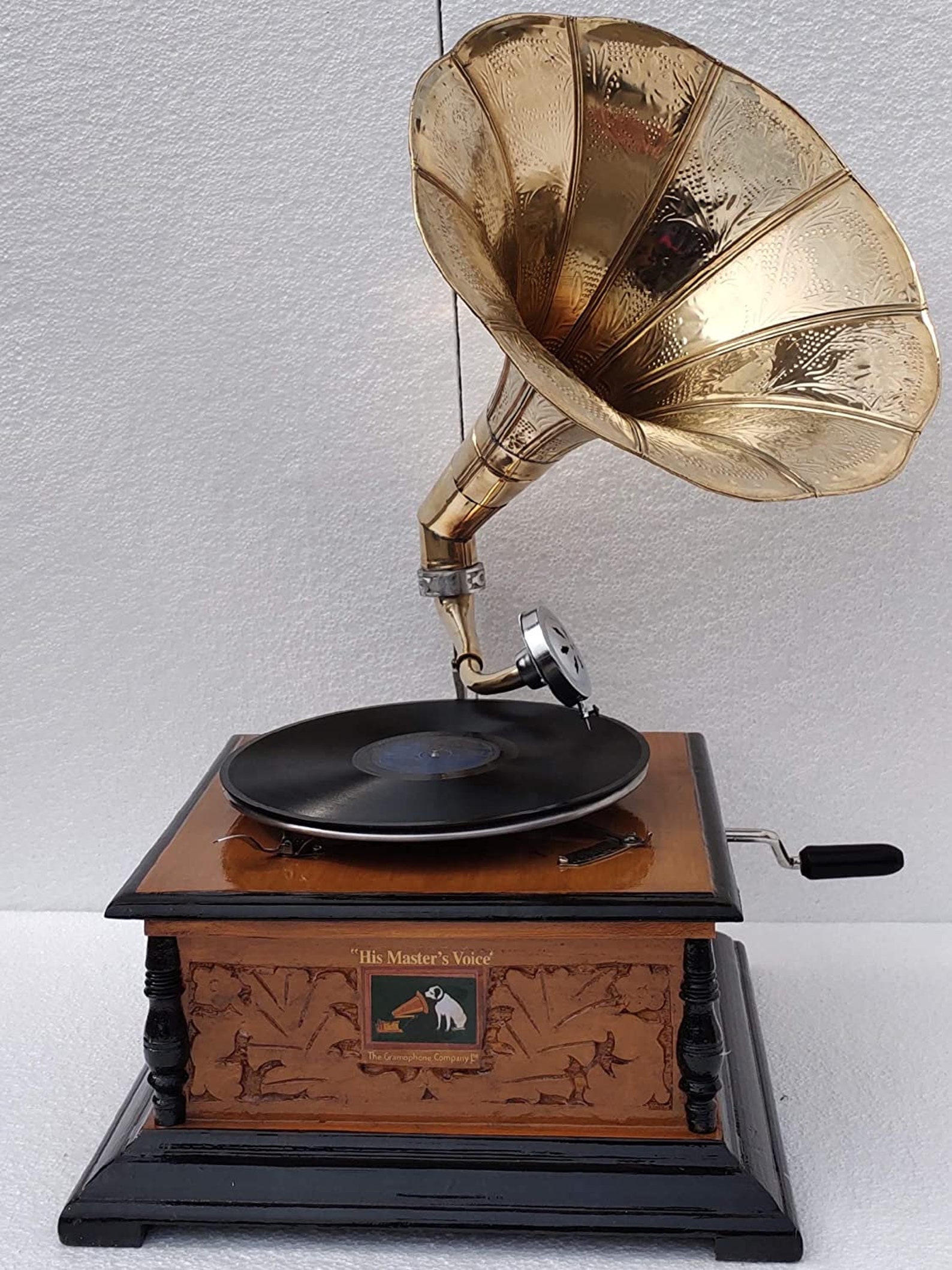 Antique Vintage Gramophone Player Original Working Replica Etsy