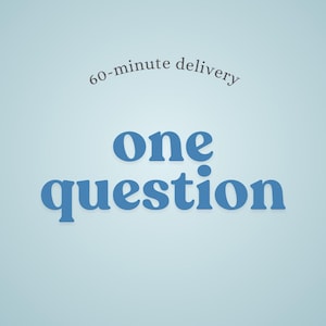 SAME HOUR Tarot Reading (One Question) | 60 Minute Delivery | In-Depth and Detailed | Love, Career, Relationships | Fast Psychic Predictions