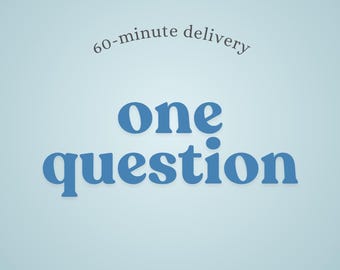 SAME HOUR Tarot Reading (One Question) | 60 Minute Delivery | In-Depth and Detailed | Love, Career, Relationships | Fast Psychic Predictions