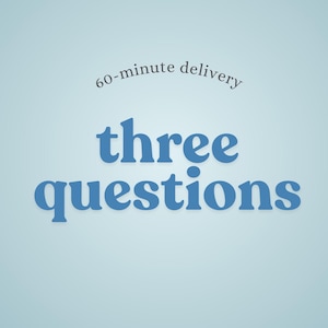 SAME HOUR Tarot Reading (Three Questions) | 60 Minute Delivery | In-Depth and Detailed | Love, Career, Relationships | Psychic Predictions