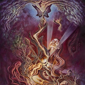 Renaissance - A5 visionary psychedelic art print