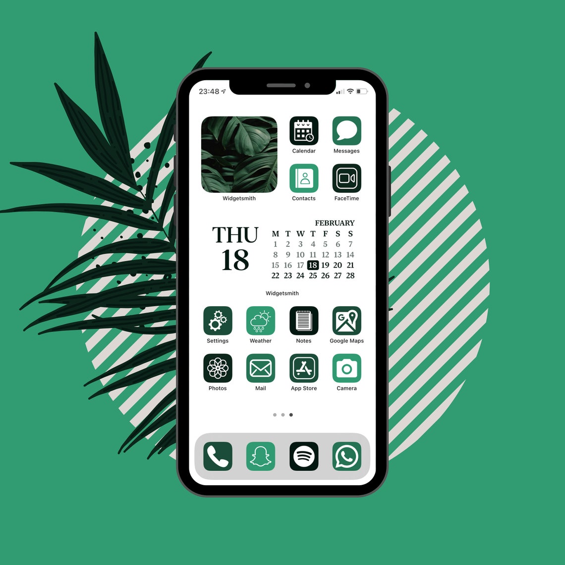 Emerald Green iPhone Icons Ios 14 Icons App Icons Ios 14 Etsy