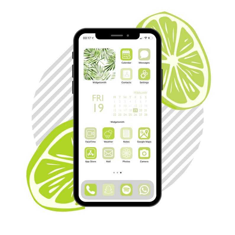 Lime Green App Icons Light Green iPhone Icons iOS 14 Icons iOS 14