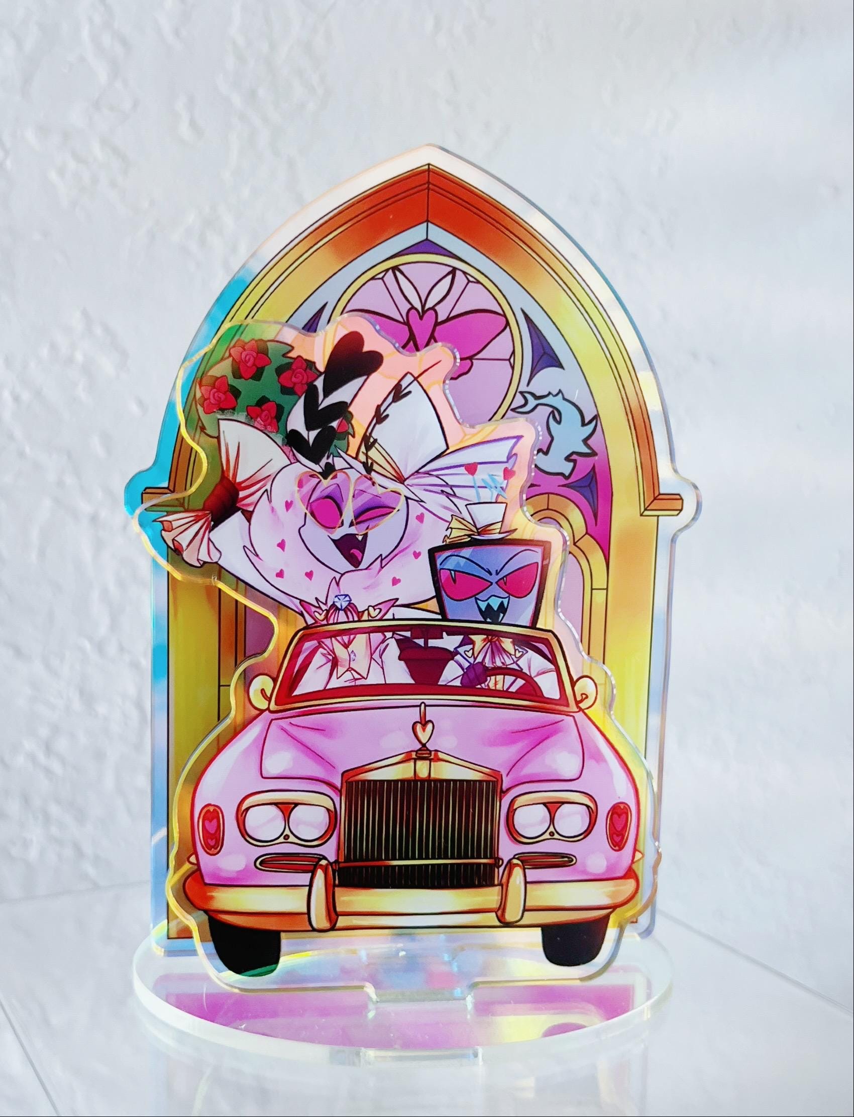 Hazbin Hotel | Staticmoth Exclusive "just Hitched" Acrylic Standee and ...