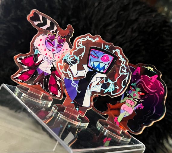 ヴォックス ヴァレンティノ プレイマットPin-Up Vox Valentino Hazbin Hotel Vox, Velvette, Valentino Halloween Collection