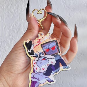 HAZBIN HOTEL | Voxval Staticmoth Charm - Etsy