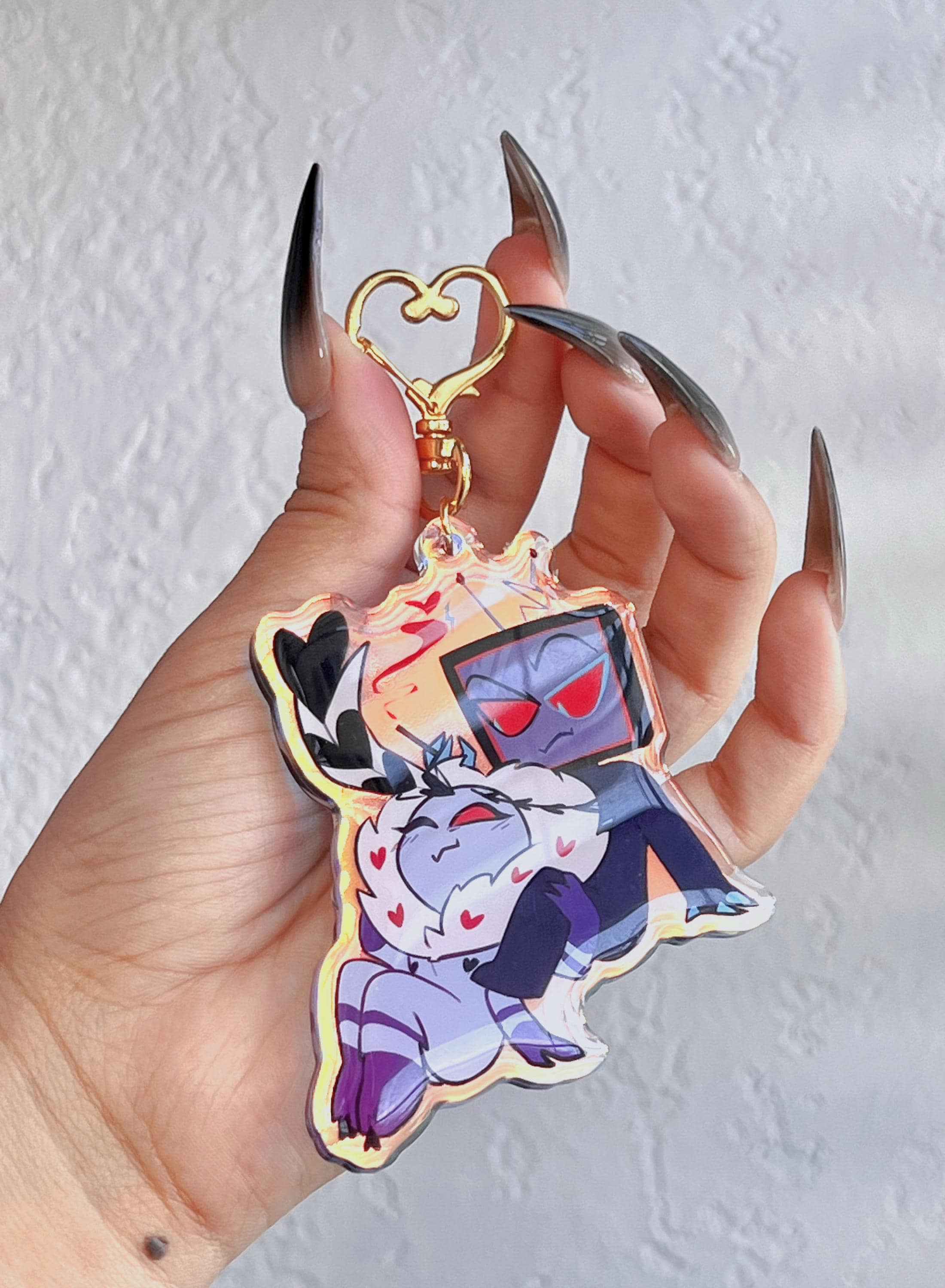 Hazbin hotel acrylic keychain - Etsy 日本