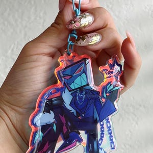 Hazbin Hotel Vees Keychains - Etsy