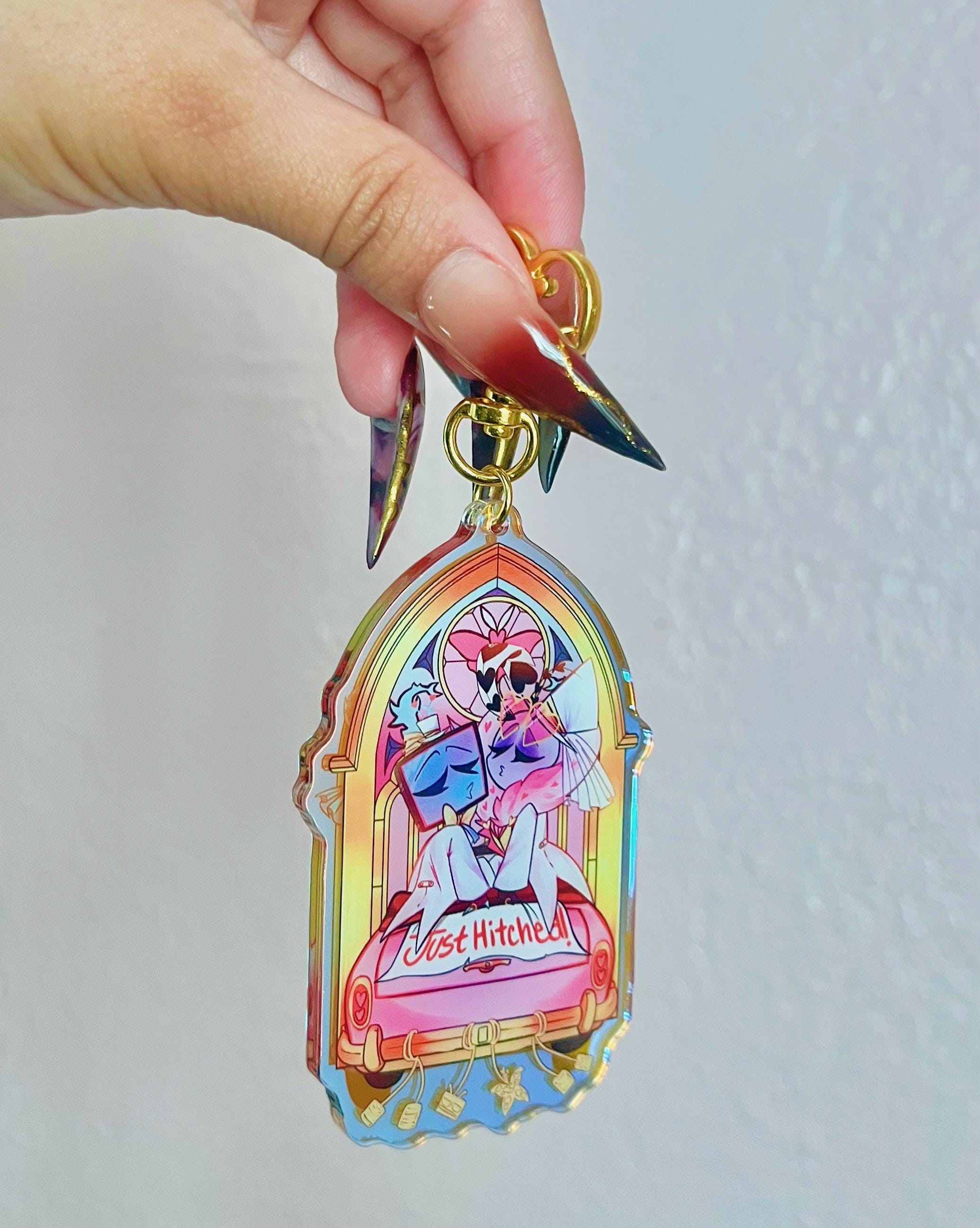 Hazbin Hotel | Staticmoth Exclusive "just Hitched" Acrylic Standee and ...