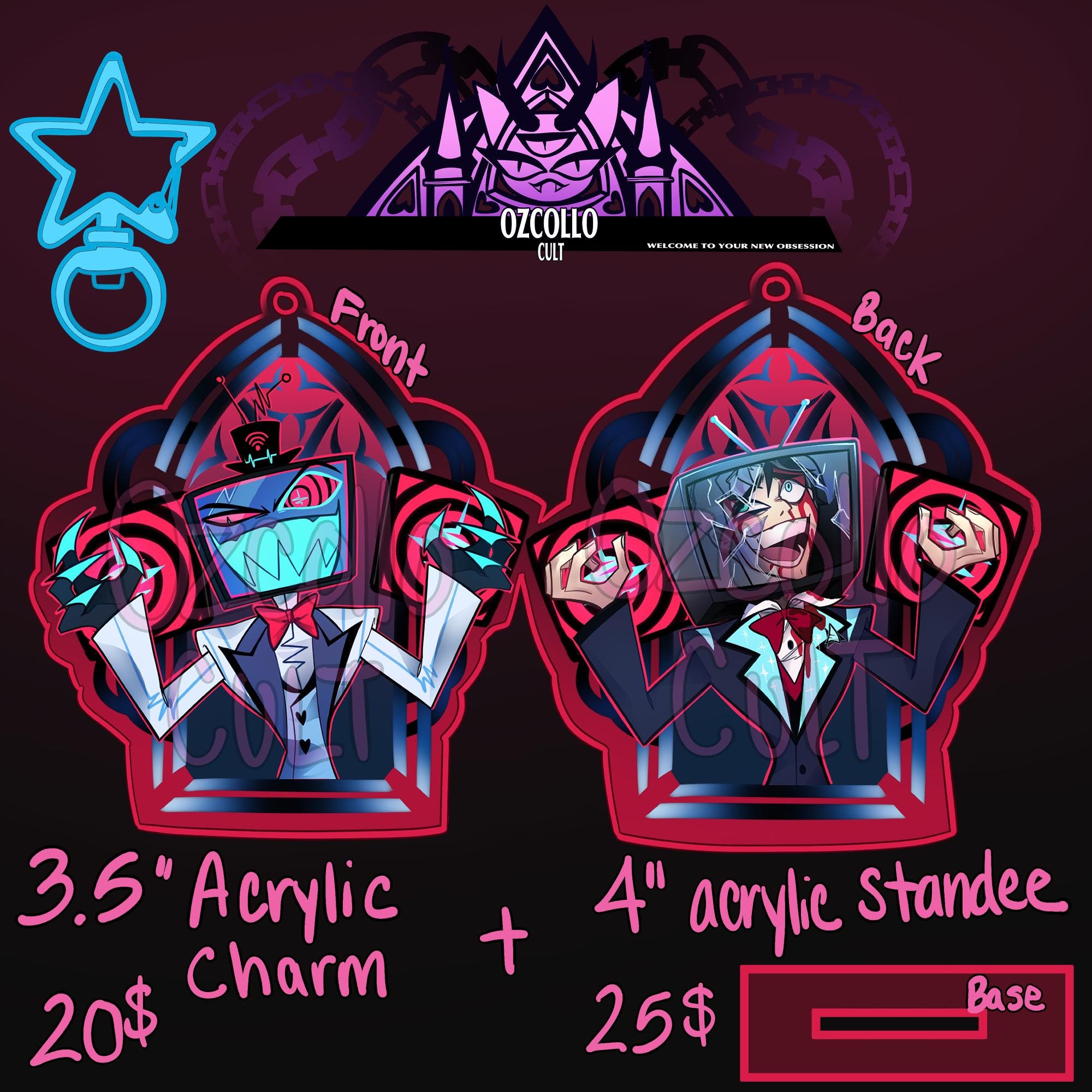 Vox hazbin hotel standee - Etsy 日本