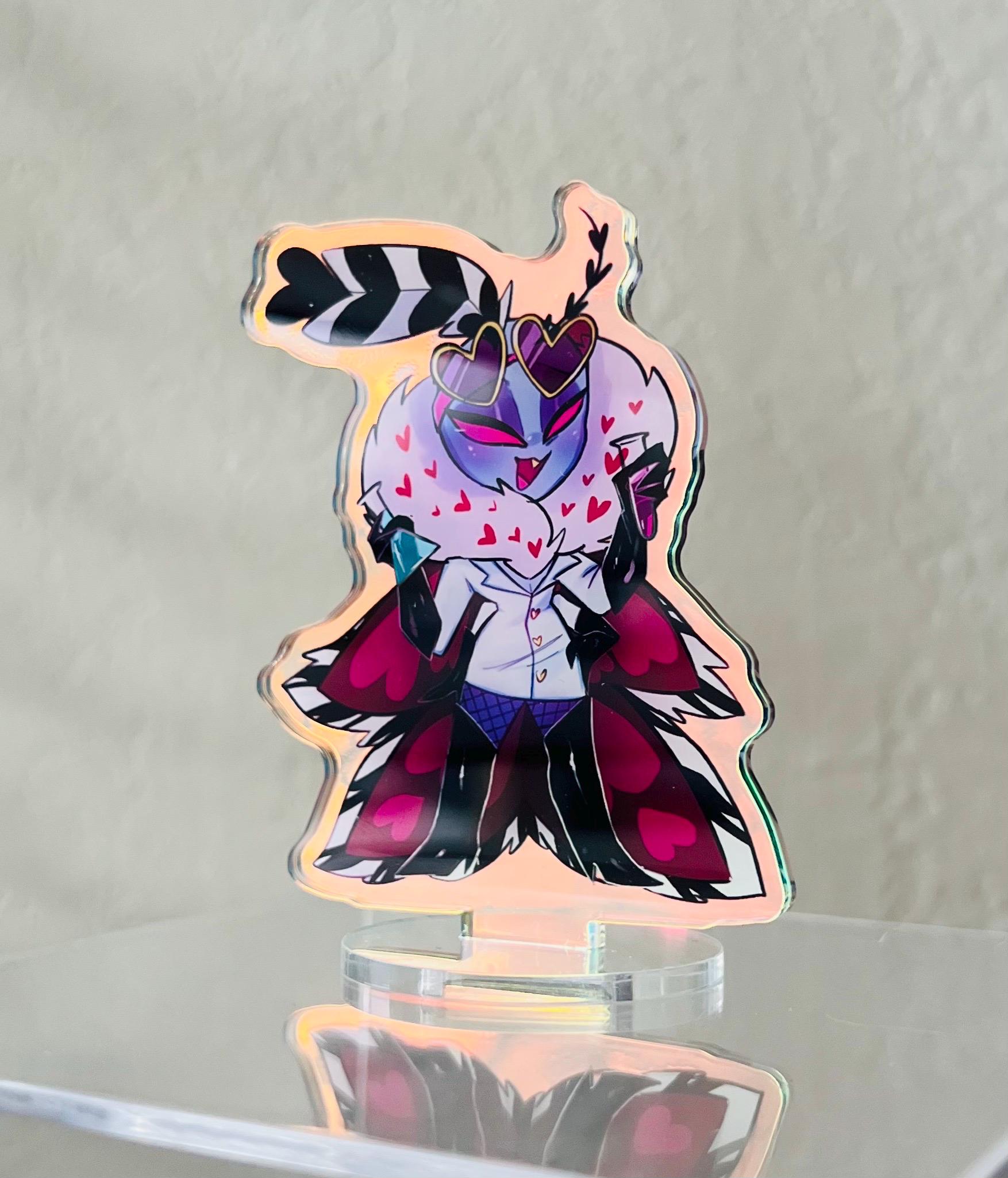 ヴォックス ヴァレンティノ プレイマットPin-Up Vox Valentino Anime hazbin hotel alastor valentino velvet vox Playmat