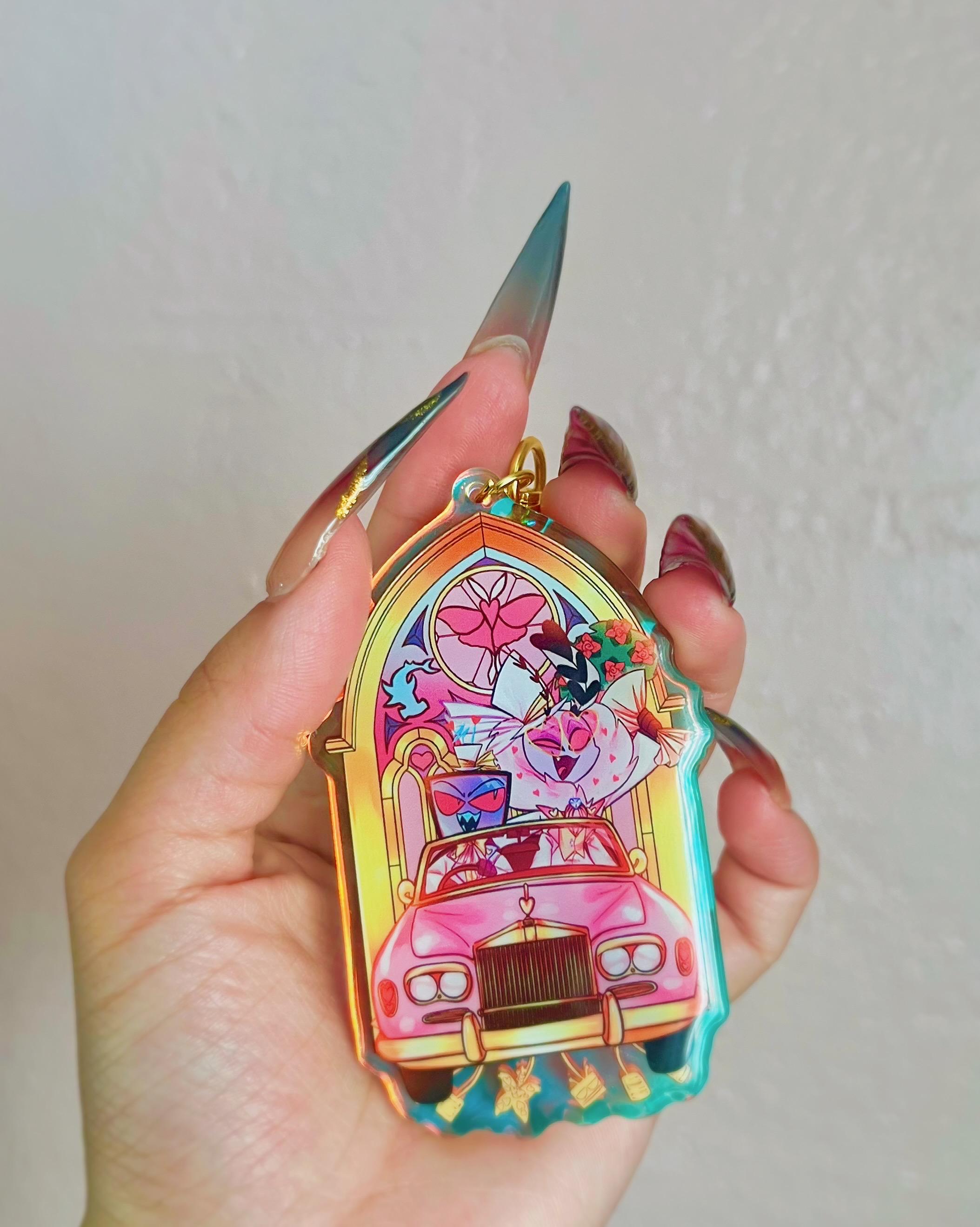 Hazbin Hotel | Staticmoth Exclusive "just Hitched" Acrylic Standee and ...