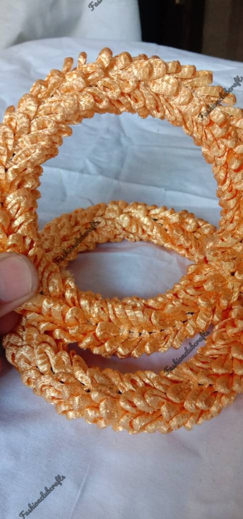 5 Pieces Woolen Bangle Skin Colour Ring Wool Bracelet Garland and ...